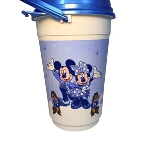 Vtg 90's Disney World Periwinkle Castle Travel Mug Lid Where‎ Dreams Come True